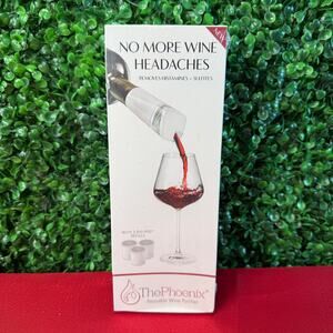 NIB PureWine The Phoenix Reusable Wine Purifier No More Wine Headaches New Gift